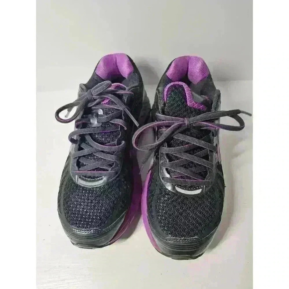 Brooks Ariel 16 Gray Purple Running Shoes Athletic Women's Size 7.5 Wide - Picture 3 of 8